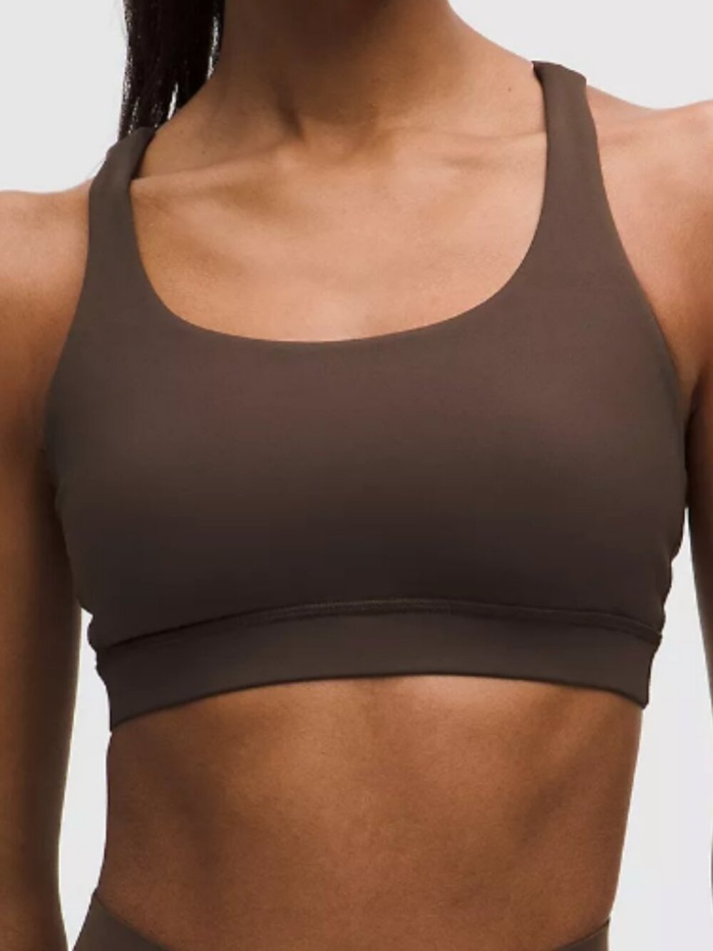 Lululemon NEW Energy Bra *Medium Support, B–D Cups Walnut Crunch